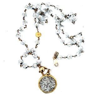 Waxing Poetic necklace and Kristal charm